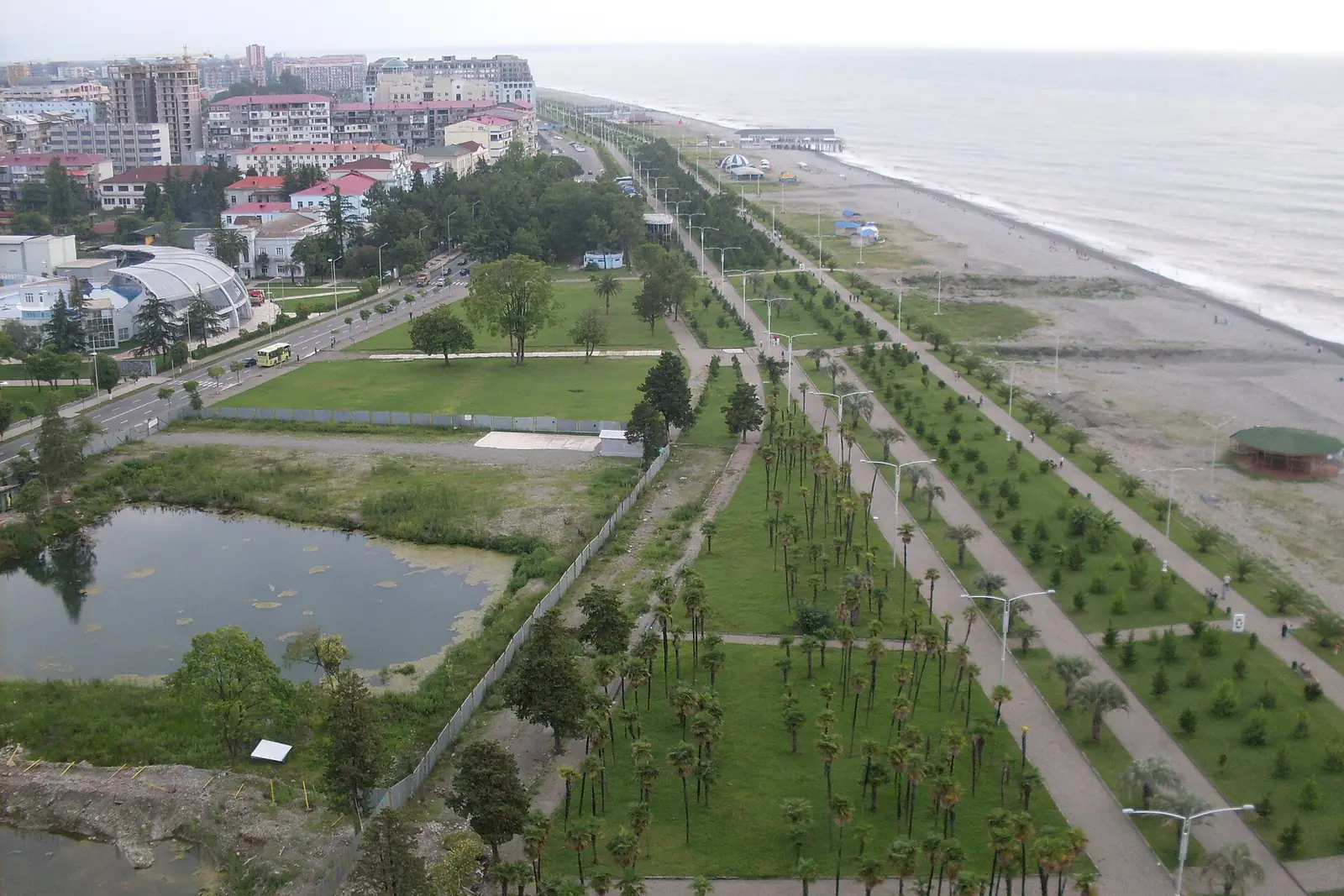 The Black Sea seafront at Batumi