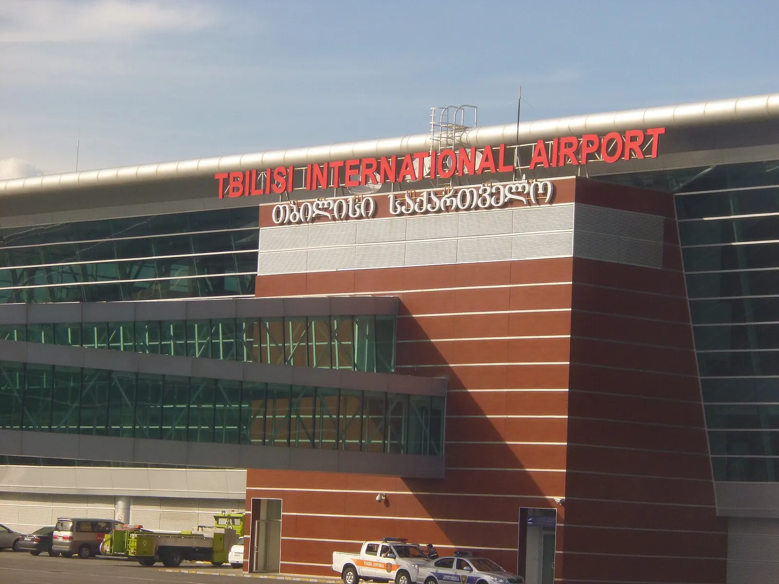 The terminal at Tbilisi International Airport, the main arrival point for Georgia